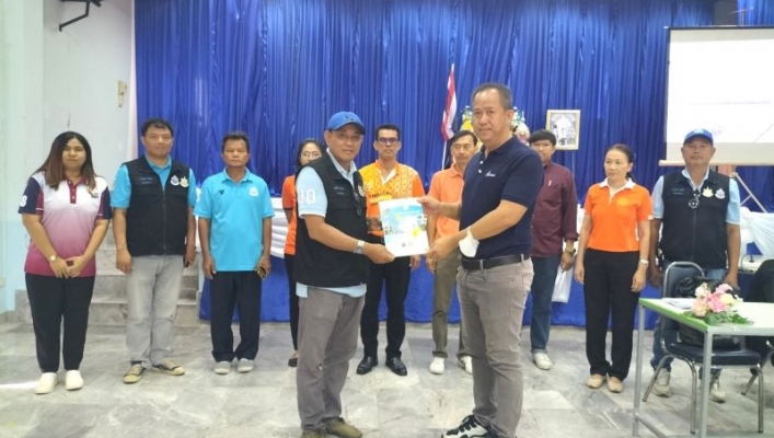 สทน.5 ดำเนินโครงการเสริมสร้างศักยภาพองค์กรปกครองส่วนท้องถิ่นในการประเมินคุณภาพระบบประปาหมู่บ้านของเทศบาลตำบลนกออก อำเภอปักธงชัย จังหวัดนครราชสีมา