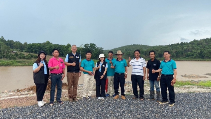 สทน.1 ลงพื้นที่เพื่อติดตามและประเมินผลโครงการก่อสร้างระบบกระจายน้ำ ในพื้นที่จังหวัดพะเยา