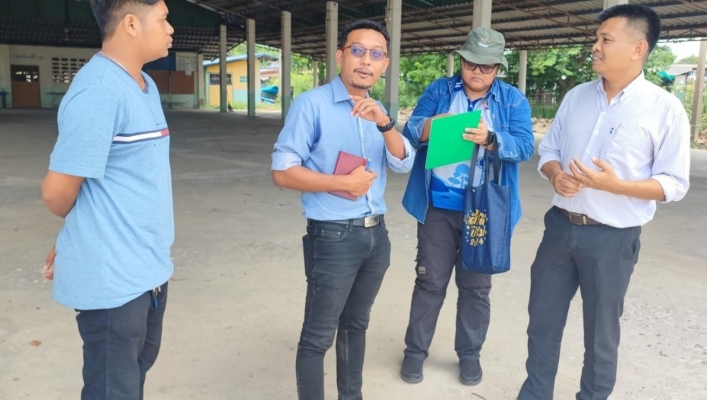 สทน.7 ลงพื้นที่เพื่อตรวจสอบคุณภาพแหล่งน้ำของโครงการอนุรักษ์ฟื้นฟูแหล่งน้ำหนองอ้อนกกระโท
