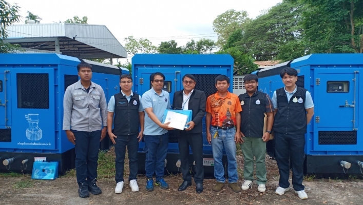 กพน.2 ลงพื้นที่จัดส่งและตรวจรับเครื่องสูบน้ำแบบเคลื่อนที่ระบบไฮดรอลิค ขนาด 24 นิ้ว อัตราการไหล 1,500 ลิตรต่อวินาที ระยะสูบส่ง 4 เมตร และเครื่องสูบน้ำระบบไฮดรอลิคส่งระยะไกล ณ สำนักงานทรัพยากรน้ำที่ 3