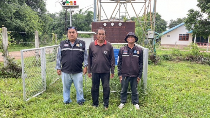 สทน.4 ออกปฏิบัติงานตรวจสอบ ซ่อมแซม และบำรุงรักษาสถานีสนามระบบเตือนภัยล่วงหน้า (Early Warning) สำหรับพื้นที่เสี่ยงอุทกภัย-ดินถล่ม ในพื้นที่ลาดชันและพื้นที่ราบเชิงเขา