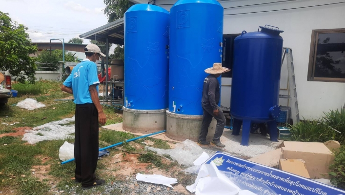 สทน.4 ดำเนินโครงการก่อสร้างระบบกระจายน้ำสะอาด เพื่ออุปโภคและบริโภค สนับสนุนศูนย์พัฒนาเด็กเล็กบ้านหนองหญ้าแพรก