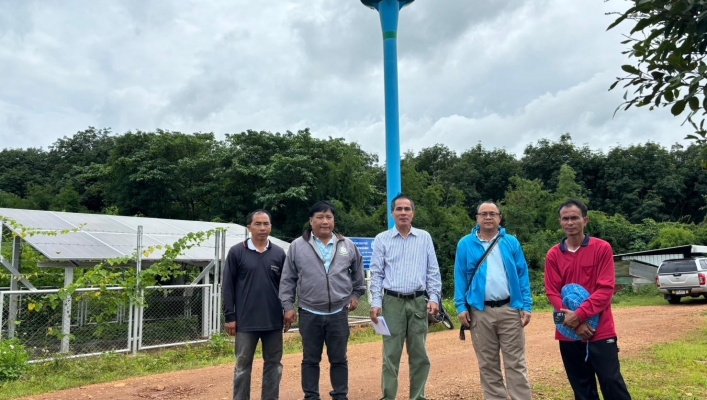สทน.1 สอน.3 กำแพงเพชร ลงพื้นที่ประสานการดำเนินงานการบริหารจัดการทรัพยากรน้ำสาธารณะ ในพื้นที่ ต.รวมไทยพัฒนา อ.พบพระ , ต.แม่หละ อ.ท่าสองยาง และต.แม่ตื่น  อ.แม่ระมาด จังหวัดตาก