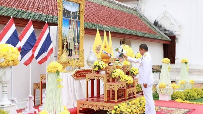 สทน.10 พิธีพลีกรรมตักน้ำจากแหล่งน้ำศักดิ์สิทธิ์ วัดพระบรมธาตุไซยาราชวรวิหารเนื่องในโอกาสพระราชพิธีมหามงคลเฉลิมพระชนมพรรษา 6 รอบ 28 กรกฎาคม 2567