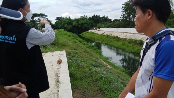 สทน.7 ​ลงพื้นที่ตรวจสอบสถานที่ – แหล่งน้ำ เพื่อประกอบการพิจารณาขออนุญาตการใช้น้ำ