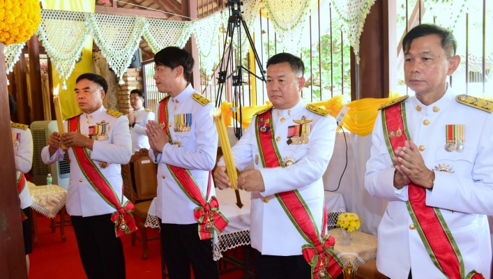 สทน.๗ ร่วมพิธีเวียนเทียนสมโภชน้ำพระพุทธมนต์ศักดิ์สิทธิ์
