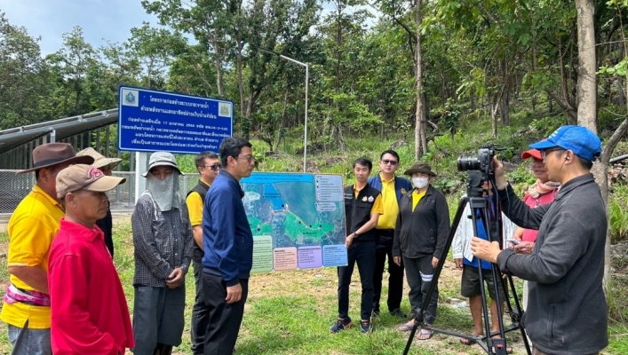 สทน.1 ร่วมกับ สำนักงานคณะกรรมการป้องกันและปราบปรามการทุจริตแห่งชาติจังหวัดลำพูน พร้อมด้วยสถานีวิทยุโทรทัศน์แห่งประเทศไทยจังหวัดเชียงใหม่ (NBT North) ลงพื้นที่โครงการอ่างเก็บน้ำแจ้ซ้อน
