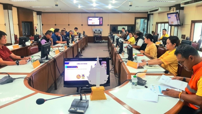 สทน.1 ร่วมประชุมกองอำนวยการป้องกันและบรรเทาสาธารณภัยกลาง (กอปภ.ก) เพื่อเตรียมความพร้อมรับสถานการณ์อุทกภัย ปี 2567