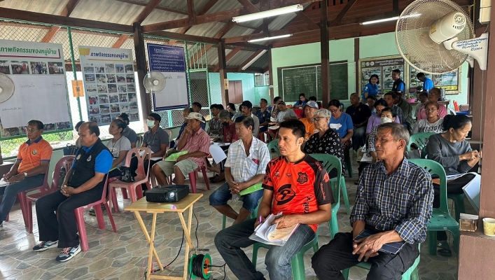 สทน.7 ประชุมโครงการบริหารจัดการน้ำและการดูแลรักษาอย่างมีส่วนร่วมและยั่งยืน (เสริมสร้างความเข้มแข็งกลุ่มผู้ใช้น้ำ/เครือข่ายเดิม)