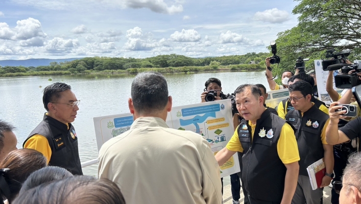 ทน.ลงพื้นที่พร้อมด้วย นายกรัฐมนตรี (นายเศรษฐา ทวีสิน) พูดคุยการบริหารจัดการน้ำ โครงการอนุรักษ์ฟื้นฟูแหล่งน้ำหนองฮ่าง จังหวัดเชียงราย