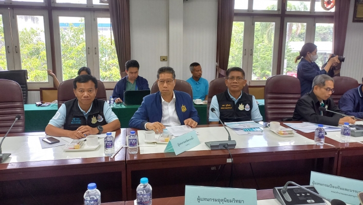 สทน.5 ประชุมคณะทำงานอำนวยการน้ำส่วนหน้า (ชั่วคราว) ในพื้นที่เสี่ยงอุทกภัยลุ่มน้ำมูล ครั้งที่ 1/2567