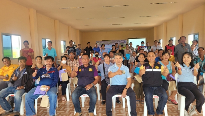 สทน.6 จัดโครงการบริหารจัดการน้ำและการดูแลรักษาอย่างมีส่วนร่วมและยั่งยืน กลุ่มผู้ใช้น้ำโครงการอนุรักษ์ฟื้นฟูแหล่งน้ำหนองแขนนาง