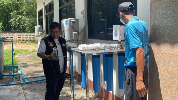 สทน.4 เข้าดำเนินการติดตั้งโครงการก่อสร้างระบบกระจายน้ำสะอาด เพื่ออุปโภคและบริโภค สนับสนุนศูนย์พัฒนาเด็กเล็กบ้านหนองเม็ก