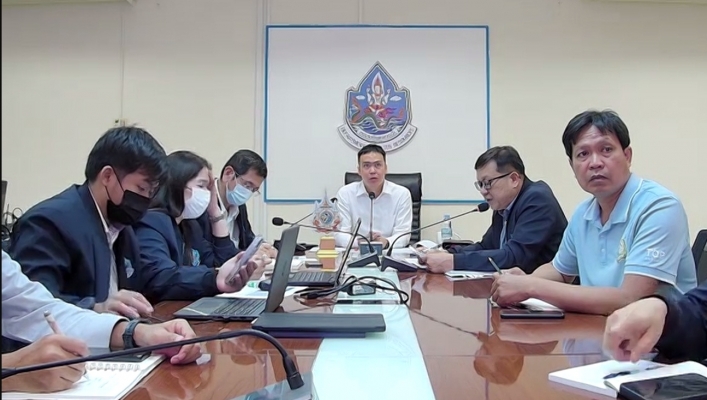 สทน.7 ประชุมคณะทำงานด้านประเมินสถานการณ์น้ำและการบริหารจัดการน้ำ