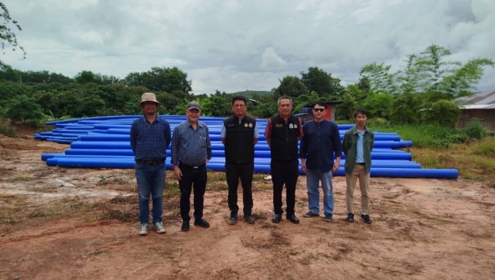 สทน.1 ส่วนพัฒนาและฟื้นฟูแหล่งน้ำ ส่วนสำรวจและออกแบบ ลงพื้นที่ตรวจเร่งรัด / ติดตามงานโครงการปรับปรุงซ่อมแซมอ่างเก็บน้ำแม่ต๋ำ พร้อมระบบก่อสร้างด้วยพลังงานแสงอาทิตย์