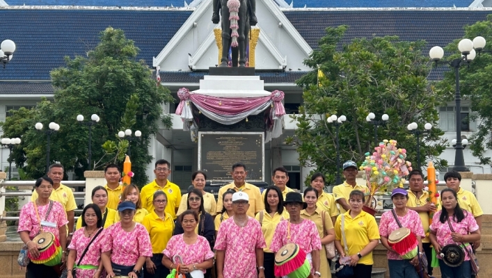 สทน.7 ร่วมพิธีถวายเทียนพรรษา และกิจกรรมพลังบวรรวมใจ 1 วัด 1 ถนน ปลูกพืชผลกินได้