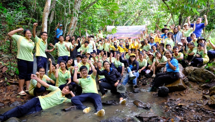 สทน.8 สอน.1 สงขลา จัดโครงการ เสริมสร้างความเข้มแข็งเครือข่ายเดิม ด้านการบริหารจัดการน้ำและการดูแลรักษาอย่างมีส่วนร่วมและยั่งยืน  เครือข่ายเยาวชนโรงเรียนพะตงประธานคีรีวัฒน์ จังหวัดสงขลา