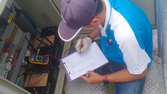 สทน.7 ลงพื้นที่ ตรวจสอบ และบำรุงรักษาสถานีโทรมาตร (Telemetering) ลุ่มน้ำแม่กลอง และระบบส่งสัญญาณภาพ (CCTV) ในเขตพื้นที่จังหวัดอุทัยธานี จังหวัดกาญจนบุรี จังหวัดราชบุรี และจังหวัดสมุทรสงคราม