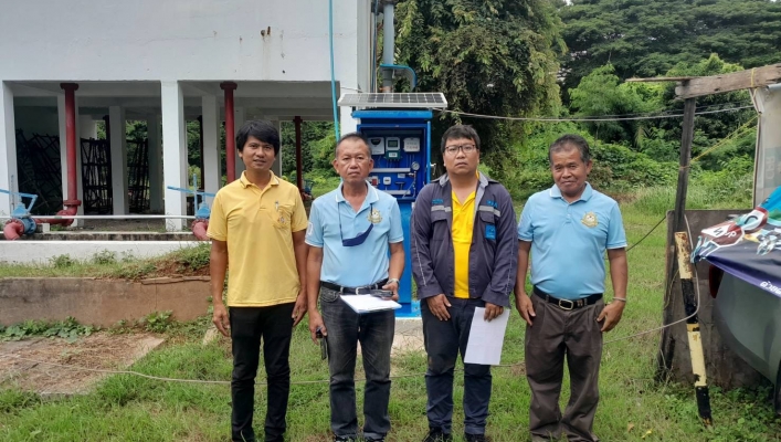 สทน.6 ลงพื้นที่ตรวจสอบสถานที่-แหล่งน้ำ ของการประปาส่วนภูมิภาคสาขาปากน้ำประแสร์