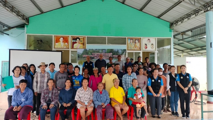 สทน.7 จัดโครงการจัดตั้งและให้ความรู้กลุ่มผู้ใช้น้ำในพื้นที่โครงการอนุรักษ์ฟื้นฟูสระเก็บน้ำลุงถนอม