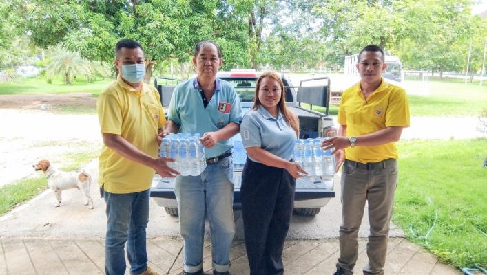 สทน.1 มอบน้ำดื่มเตรียมความพร้อมช่วยเหลือประชาชน รับมือสถานการณ์อุทกภัยในพื้นที่ จังหวัดลำปาง