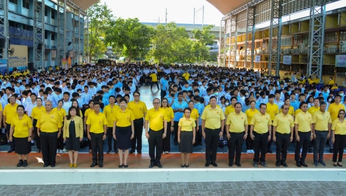 กรมทรัพยากรน้ำ ร่วมกิจกรรม “โครงการปวงประชารวมพลังร่วมใจรักษ์แหล่งน้ำ เพื่อเฉลิมพระเกียรติพระบาทสมเด็จพระเจ้าอยู่หัว” ณ โรงเรียนดอนเมืองทหารอากาศบำรุง
