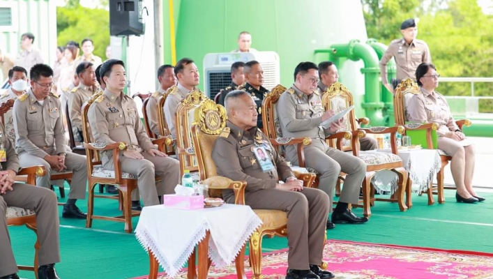 ราชเลขานุการในพระองค์พระบาทสมเด็จพระเจ้าอยู่หัว ตรวจติดตามโครงการจัดหาน้ำบาดาลขนาดใหญ่แก้ปัญหาภัยแล้งอันเนื่องมาจากพระราชดำริ (ระยะที่ 2) จังหวัดขอนแก่น