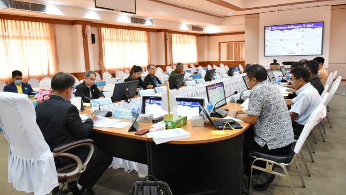 ทส. ทน. สทน.11 ส่วนอุทกวิทยา ประชุมคณะอนุกรรมการบริหารจัดการทรัพยากรน้ำ ครั้งที่ 1/2567