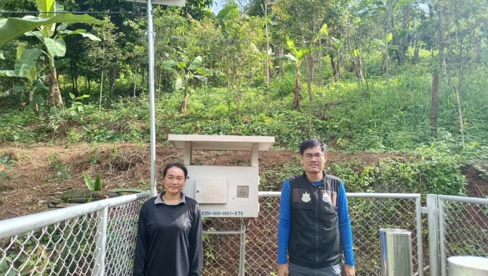 สทน.1 สอท.1 เชียงใหม่ ลงพื้นที่ติดตาม ตรวจสอบ ซ่อมแซม ปรับปรุงบำรุงรักษาสถานีเตือนภัยล่วงหน้า (Early Warning)
