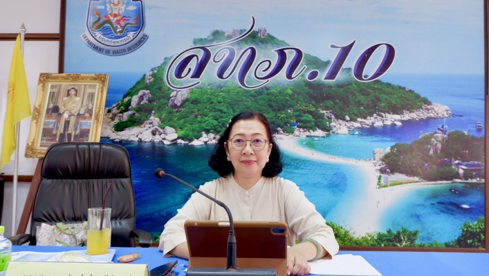 สทน.10 ประชุมรับการตรวจราชการ หัวหน้าผู้ตรวจราชการกรม กรมทรัพยากรน้ำ รอบที่ 2 ประจำปีงบประมาณ พ.ศ.2567