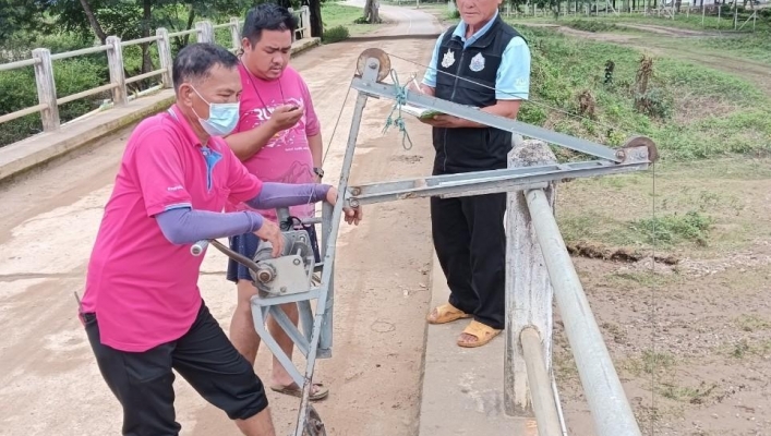 สทน.1 สอท.1 เชียงใหม่ ลงพื้นที่สำรวจวัดปริมาณน้ำ เก็บตัวอย่างน้ำเพื่อวิเคราะห์ตะกอนแขวนลอย และซ่อมแซม ปรับปรุงสถานีอุตุนิยมวิทยา-อุทกวิทยา
