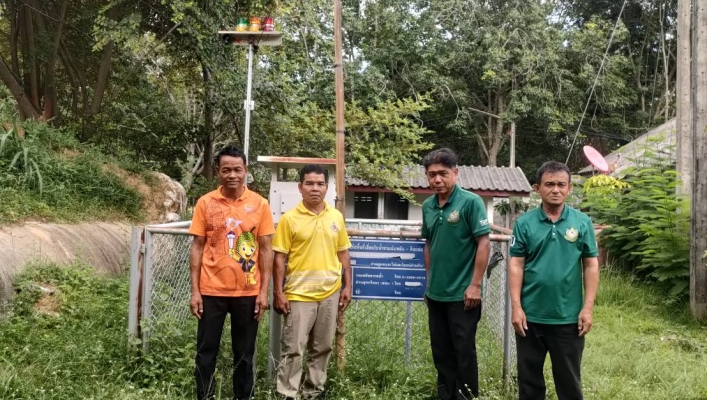 ทส. ทน. สทน.11 ส่วนอุทกวิทยา เข้าบำรุงรักษาสถานีเตือนภัยน้ำท่วม-ดินถล่ม  (EARLY WARNING)