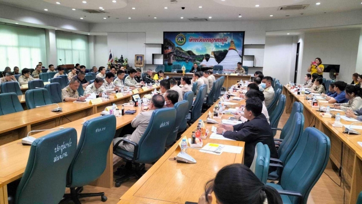 สทน.7 ประชุมติดตามความก้าวหน้าการดำเนินงานโครงการพัฒนาชุมชนในเขตรักษาพันธุ์สัตว์ป่าและอุทยานแห่งชาติ จังหวัดกาญจนบุรี ภายใต้มูลนิธิภูบดินทร์ในพระบรมราชูปถัมภ์