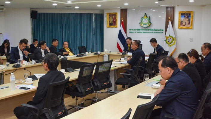 การประชุมติดตามความคืบหน้าการดำเนินโครงการพัฒนาชุมชนในเขตรักษาพันธุ์สัตว์ป่า และอุทยานแห่งชาติ จังหวัดกาญจนบุรี