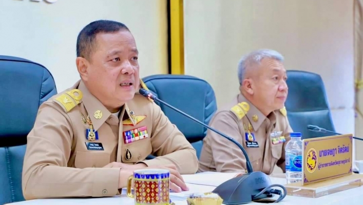 สทน.10 ประชุมหัวหน้าส่วนราชการและหน่วยงานที่เกี่ยวข้อง จังหวัดสุราษฎร์ธานี ประจำเดือน สิงหาคม 2567