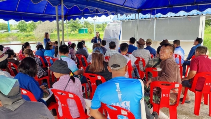 สทน.1 สอน.2 เชียงใหม่ การบริหารจัดการน้ำและดูแลรักษาอย่างมีส่วนร่วมและยั่งยืน (เสริมสร้างความเข้มแข็งกลุ่มผู้ใช้น้ำ/เครือข่ายเดิม) ปีงบประมาณ พ.ศ. 2567 กลุ่มบริหารการใช้น้ำพื้นที่เกษตรน้ำฝนอ่างแฝด