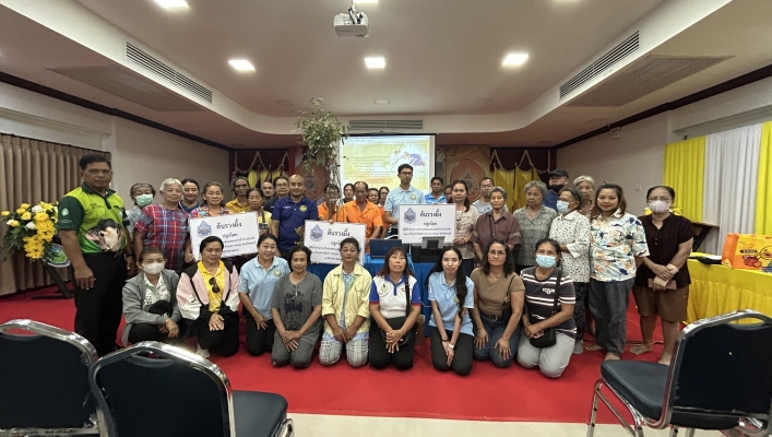 สทน.6 ดำเนินโครงการจัดต้ังและให้ความรู้กลุ่มผู้ใช้น้ำ โครงการปรับปรุงซ่อมแซมแหล่งน้ำบ้านห้วยลึก ตำบลเขาไม้แก้ว อำเภอบางละมุง จังหวัดชลบุรี