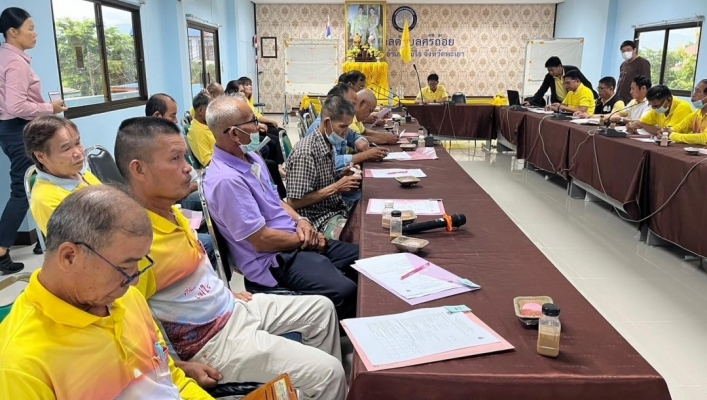 สทน.1 สอน.4 เชียงราย ดำเนินโครงการประชุมเชิงปฏิบัติการติดตามและส่งเสริมสนับสนุน กลุ่มผู้ใช้น้ำลำน้ำสาขา บริเวณรอบกว๊านพะเยา (ลำน้ำห้วยแม่ใจ)