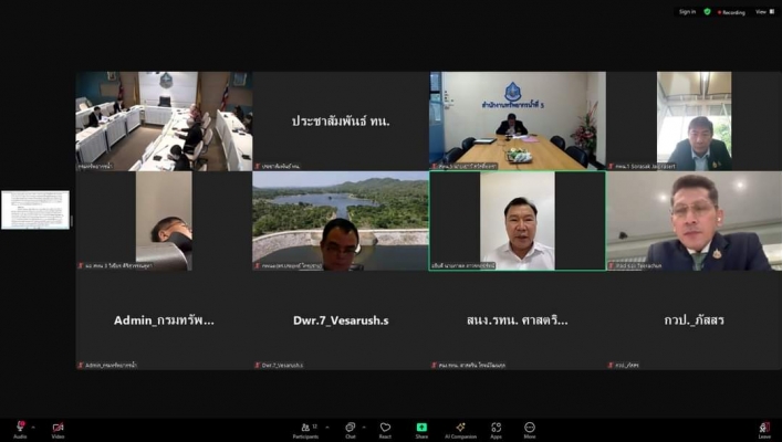 การประชุมคณะกรรมการสวัสดิการกรมทรัพยากรน้ำ ครั้งที่ 3/2567