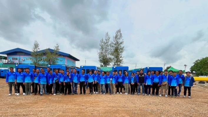 กพน.2 ฝึกอบรมการใช้งานชุดสูบน้ำระบบไฮดรอลิคส่งระยะไกล แบบปรับอัตราการไหลตามช่วงกำลังงานที่เปลี่ยนไป