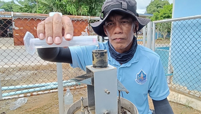 สทน.7 ลงพื้นที่ ตรวจสอบ ซ่อมแซม ปรับปรุง และบำรุงรักษาสถานีเตือนภัยล่วงหน้า (Early Warning) น้ำท่วมฉับพลัน - ดินถล่ม ในเขตพื้นที่ จังหวัดกาญจนบุรี และจังหวัดสุพรรณบุรี