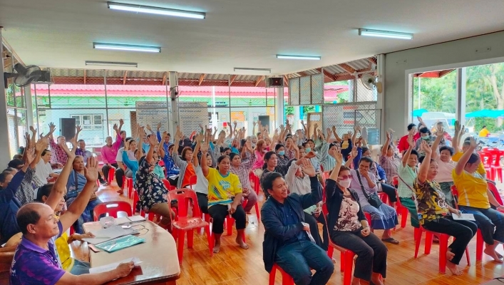 สทน.7 ประชุมรับฟังความคิดเห็นของประชาชนฯ โครงการอนุรักษ์ฟื้นฟูแหล่งน้ำห้วยคลองกรูดบ้านหุบม่วง
