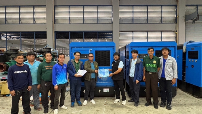 กพน.2 ตรวจรับและจัดส่ง ชุดสูบน้ำระบบไฮดรอลิค ส่งระยะไกล แบบปรับอัตราการไหล ตามช่วงกำลังงานที่เปลี่ยนไป ณ สำนักงานทรัพยากรน้ำที่ 4