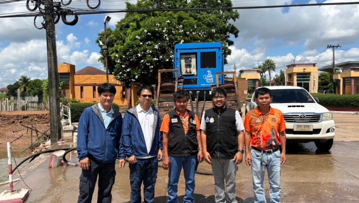 ​กพน.2 ตรวจรับและจัดส่งชุดสูบน้ำระบบไฮดรอลิค ส่งระยะไกล แบบปรับอัตราการไหล ตามช่วงกำลังงานที่เปลี่ยนไป ณ สำนักงานทรัพยากรน้ำที่ 3