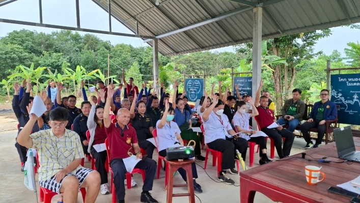 สทน.6 ดำเนินการจัดโครงการรับฟังความคิดเห็นของประชาชนตามระเบียบสำนักนายกรัฐมนตรีฯ โครงการอนุรักษ์ฟื้นฟูพร้อมระบบกระจายน้ำสนับสนุนเรือนจำจังหวัดสระแก้ว ตำบลสระขวัญ อำเภอเมือง จังหวัดสระแก้ว
