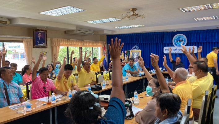 สทน.6 ดำเนินการจัดรับฟังความคิดเห็นของประชาชน ตามระเบียบสำนักนายกรัฐมนตรีฯ โครงการก่อสร้างสถานีสูบน้ำหน้าวัง และ โครงการก่อสร้างสถานีสูบน้ำบ่อดิน ก๊อกแก๊ก เกาะสีชัง ตำบลท่าเทววงษ์ อำเภอเกาะสีชัง จังหวัดชลบุรี