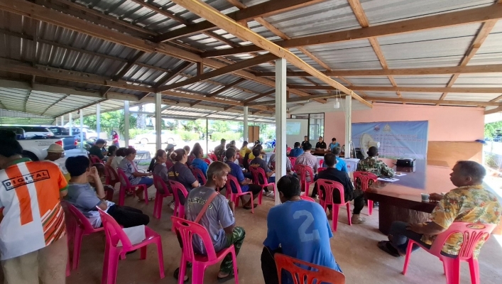 สทน.6 ดำเนินการจัดโครงการจัดตั้งเครือข่ายการบริหารจัดการพื้นที่ชุ่มน้ำบ้านแผ่นดินเย็น ม.9 ต.แซร์ออ อ.วัฒนานคร จ.สระแก้ว