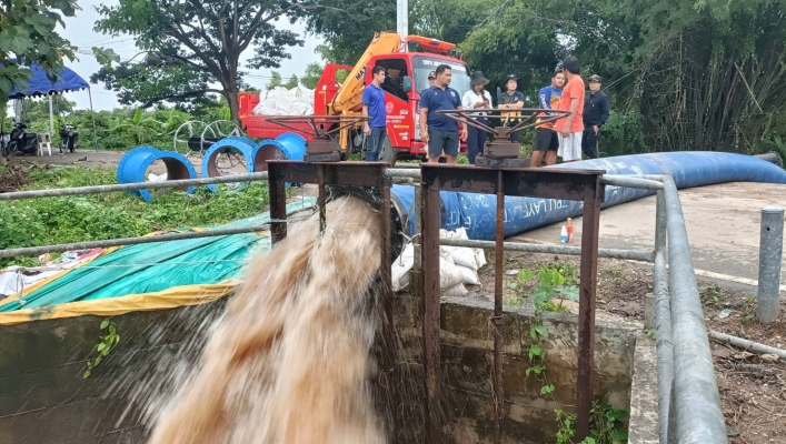 สทน.1 ลงพื้นที่ช่วยเหลือประชาชนหลังน้ำท่วมในพื้นที่ อำเภอหางดง จังหวัดเชียงเชียงใหม่