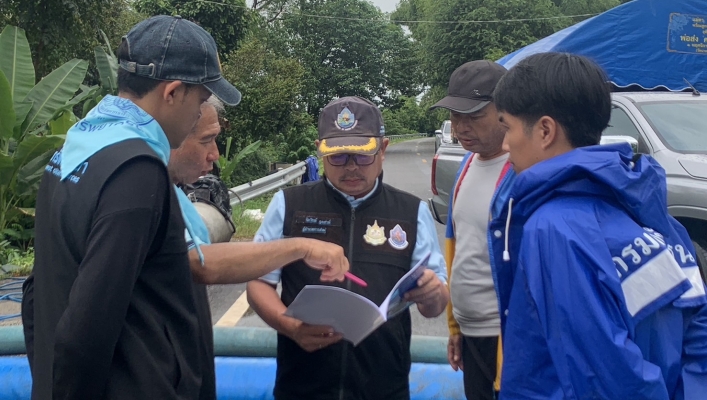 สทน.1 ลงพื้นที่ติดตั้งเครื่องสูบน้ำช่วยเหลือประชาชนในพื้นที่ ตำบลหนองตองพัฒนา อำเภอหางดง จังหวัดเชียงใหม่