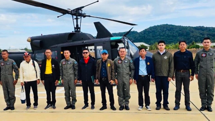 สทน.8 สำรวจพื้นที่ร่วมกับ กอ.รมน.ภาค 4 ส่วนหน้า  เพื่อพัฒนาแหล่งน้ำสนับสนุนโครงการอันเนื่องมาจากพระราชดำริ ในพื้นที่จังหวัดนราธิวาส